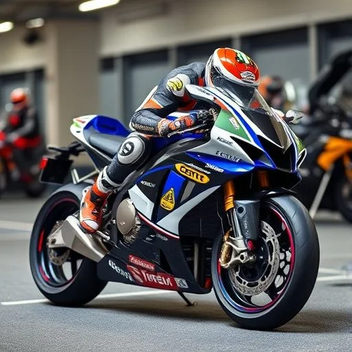 Abstract, close-up, macro shot of intricate high-performance engine components: polished titanium valves, carbon fiber structures, precision-machined aluminum manifolds